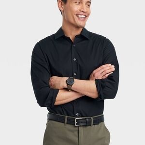 Men's Black Dress Shirt